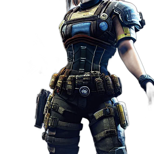 weapon, concept art, 3d render, cyberpunk transparent PNG cut-out