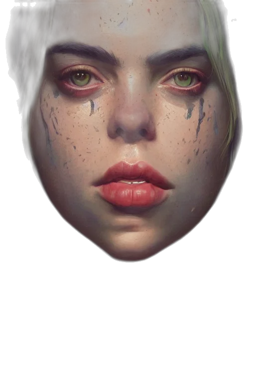 mask, face, creature, jewelry, photorealistic, fantasy art, concept art, 3d render transparent PNG cut-out