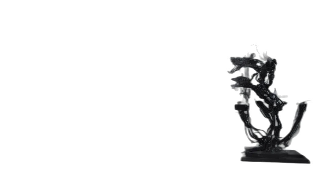 robot, dragon, staff, weapon, concept art, pixel art, 3d render, photorealistic transparent PNG cut-out