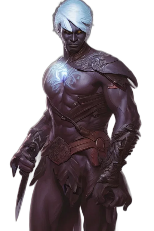 sword, fantasy art, concept art, comic book art, photorealistic, dark, blue, red transparent PNG cut-out