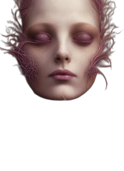 mask, face, creature, crown transparent PNG cut-out