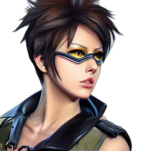 face, cyberpunk, concept art, photorealistic, fantasy art, dark, oil, painting transparent PNG cut-out