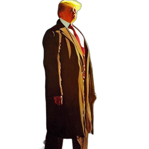 jacket, staff, mask, robot transparent PNG cut-out