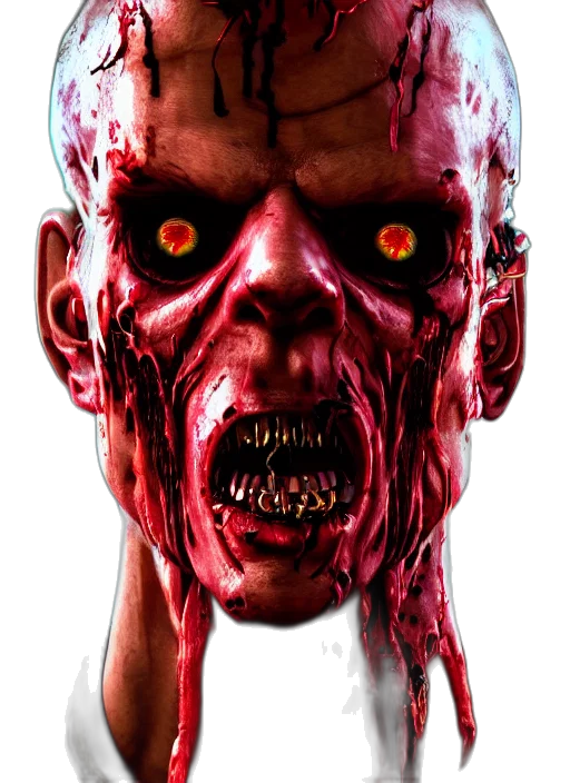 face, mask, creature, staff transparent PNG cut-out