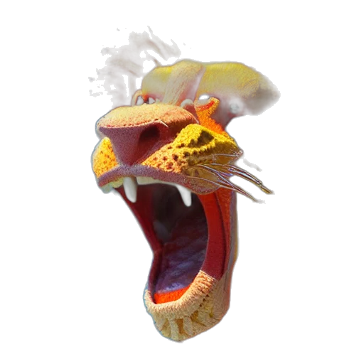 dragon, mask, creature, animal transparent PNG cut-out