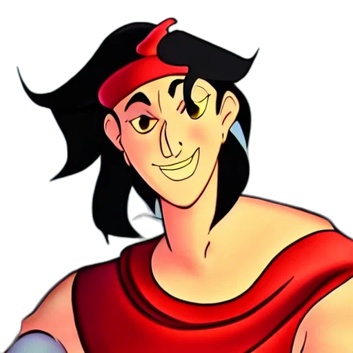 face, staff, crown, hat, cartoon, concept art, comic book art, anime transparent PNG cut-out