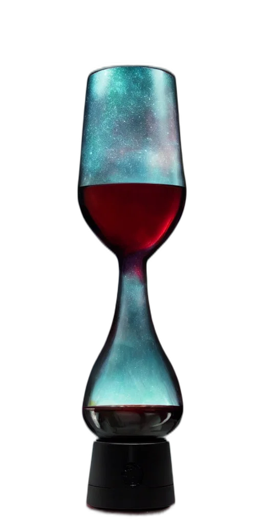 bottle, staff, umbrella, food, watercolor, 3d render, photorealistic, vaporwave transparent PNG cut-out