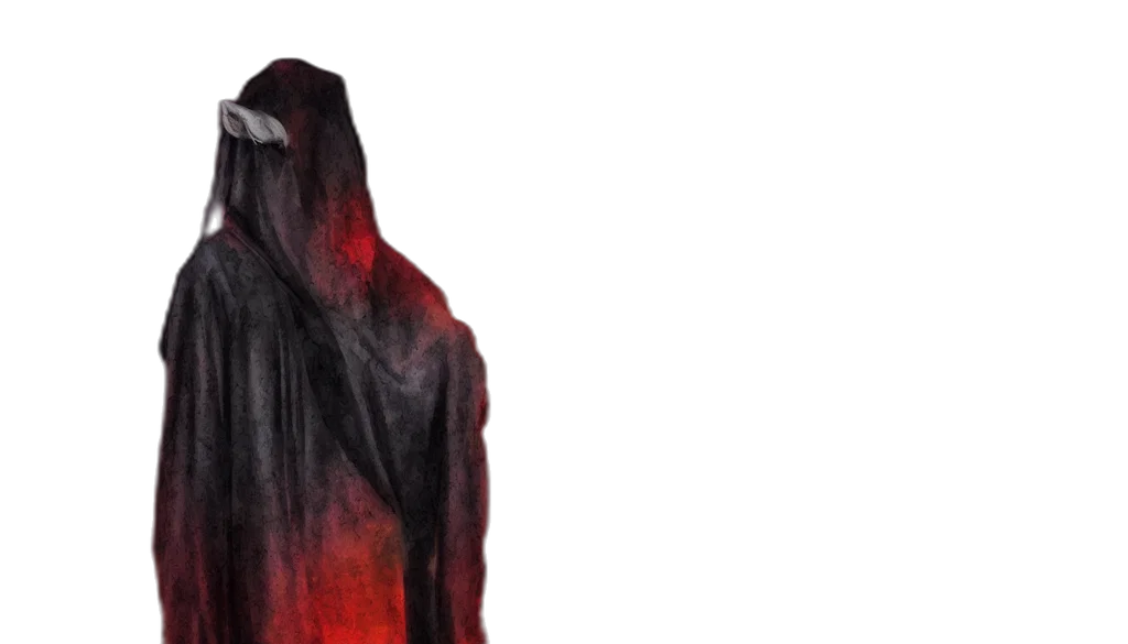jacket, dress, mask, creature transparent PNG cut-out