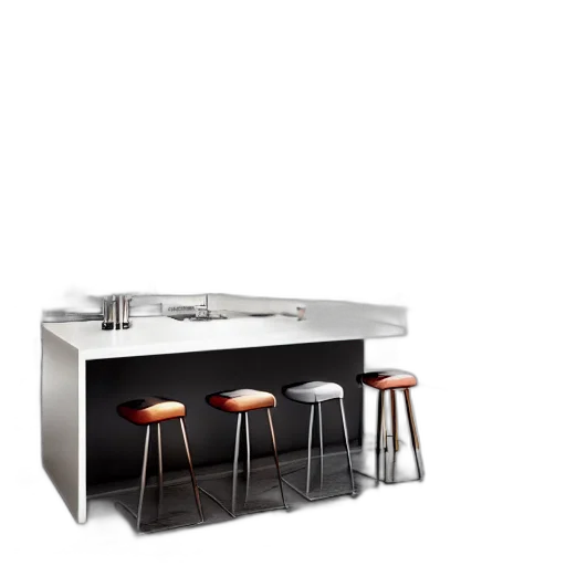 furniture, 3d render, century, kitchen transparent PNG cut-out