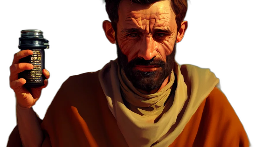 face, staff, weapon, concept art, photorealistic, fantasy art, comic book art, fire transparent PNG cut-out