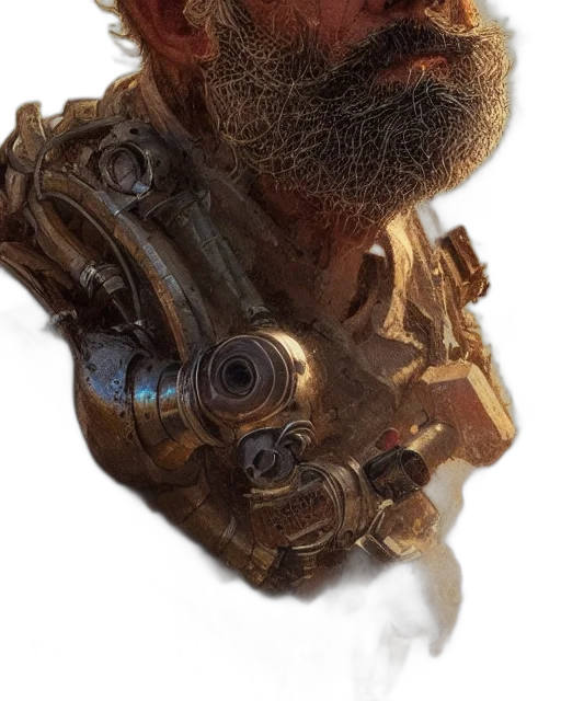 mask, face, staff, hair transparent PNG cut-out