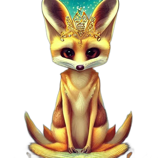 crown, staff, animal, creature transparent PNG cut-out