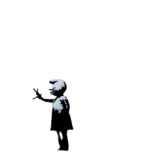 robot, staff, jacket, creature transparent PNG cut-out