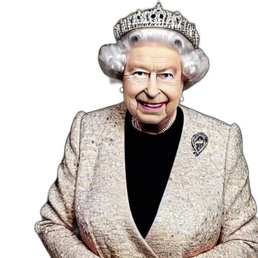 crown, hat, photorealistic, queen, england, making, rude, gesture transparent PNG cut-out