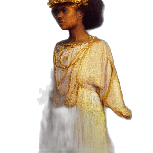dress, crown, staff, hat transparent PNG cut-out