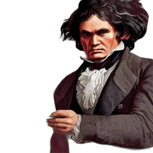 face, hair, staff, jacket, photorealistic, concept art, 3d render, pixel art transparent PNG cut-out