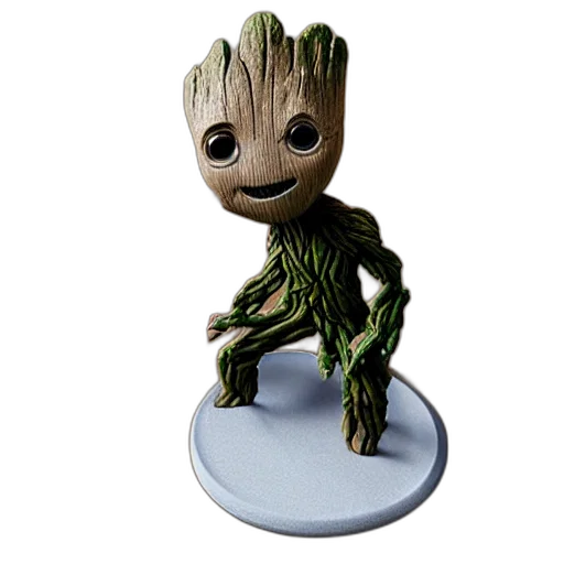 creature, staff, 3d render, concept art transparent PNG cut-out