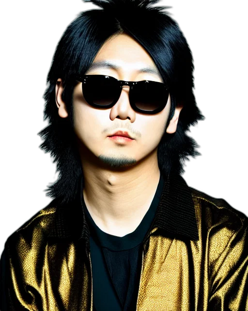 jacket, staff, face, photorealistic transparent PNG cut-out