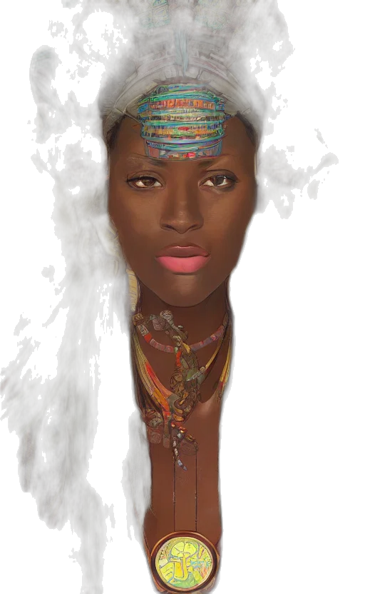 jewelry, face, crown, hat, photorealistic, fantasy art, concept art, 3d render transparent PNG cut-out