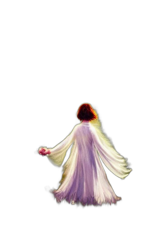 dress, staff, hair, jacket, concept art, pixel art, watercolor, fantasy art transparent PNG cut-out