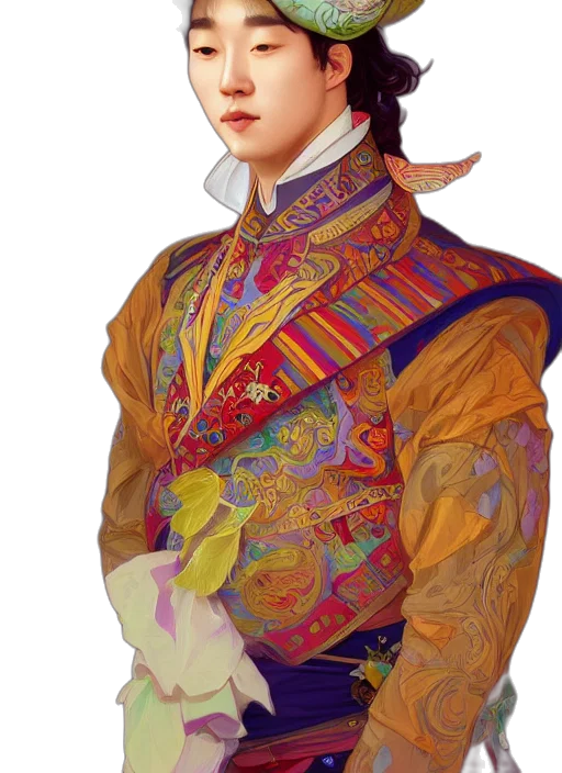 jacket, staff, dragon, face, fantasy art, oil painting, photorealistic, concept art transparent PNG cut-out