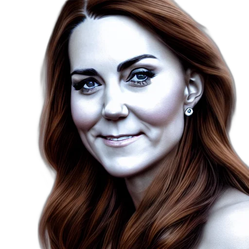face, photorealistic, oil painting, watercolor transparent PNG cut-out