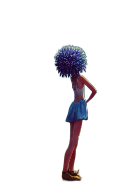 dress, hat, hair, umbrella, concept art, 3d render, photorealistic, vaporwave transparent PNG cut-out