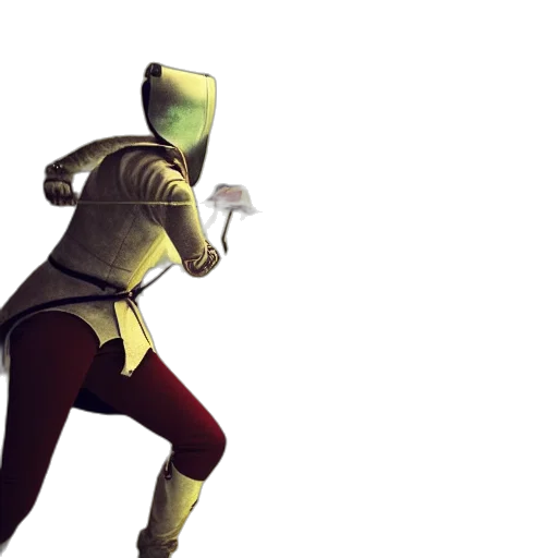 robot, sword, mask, staff transparent PNG cut-out
