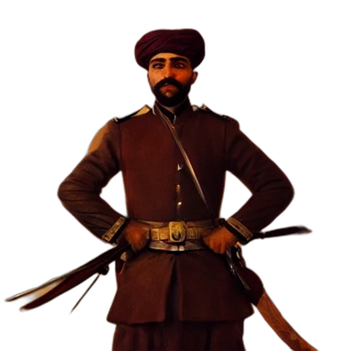 staff, sword, weapon, hat transparent PNG cut-out