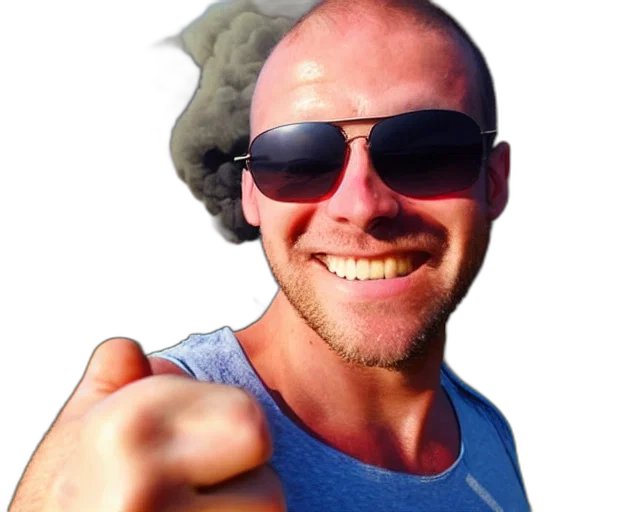 staff, face, weapon, animal, photorealistic, 3d render, selfie, man transparent PNG cut-out