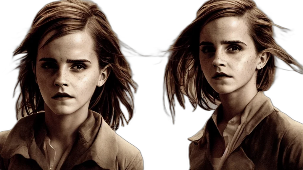 hair, face, photorealistic, concept art transparent PNG cut-out