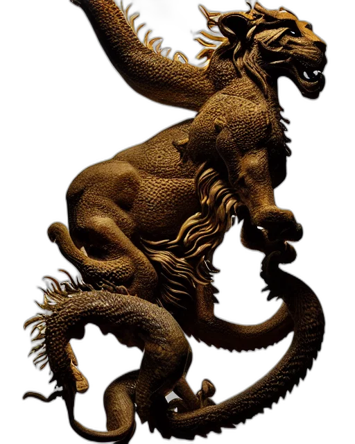 dragon, animal, creature, staff, concept art, 3d render, photorealistic, fantasy art transparent PNG cut-out