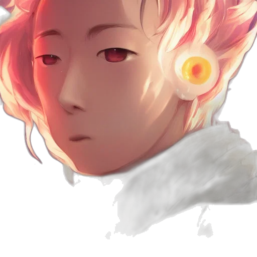 face, mask, crown, creature transparent PNG cut-out