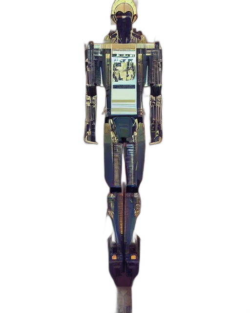 robot, staff, weapon, animal transparent PNG cut-out