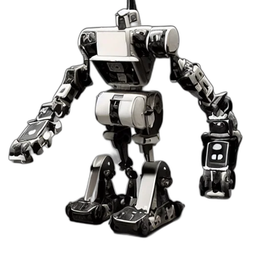 robot, 3d render, concept art, humanoid, heavy, battle, head, dog transparent PNG cut-out
