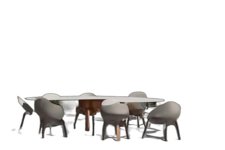 furniture, 3d render, concept art, photorealistic transparent PNG cut-out