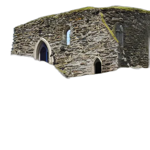 building, crown, hat, face, 3d render, photorealistic, concept art, fantasy art transparent PNG cut-out