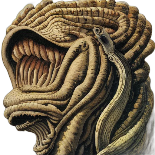 mask, hair, face, creature transparent PNG cut-out