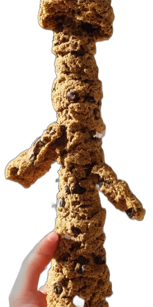 staff, food, robot, creature, 3d render, cookie, minster, smoking transparent PNG cut-out