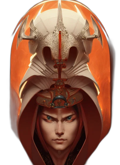 sword, face, crown, mask, fantasy art, concept art, comic book art, photorealistic transparent PNG cut-out