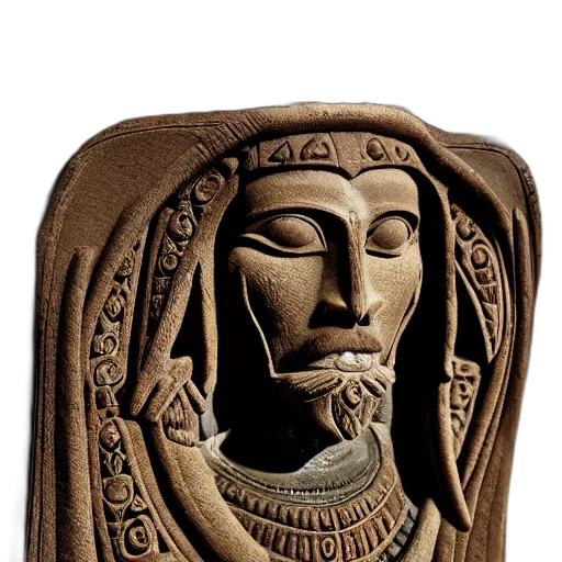 jewelry, crown, mask, face, photorealistic, 3d render, gothic, sculpture transparent PNG cut-out