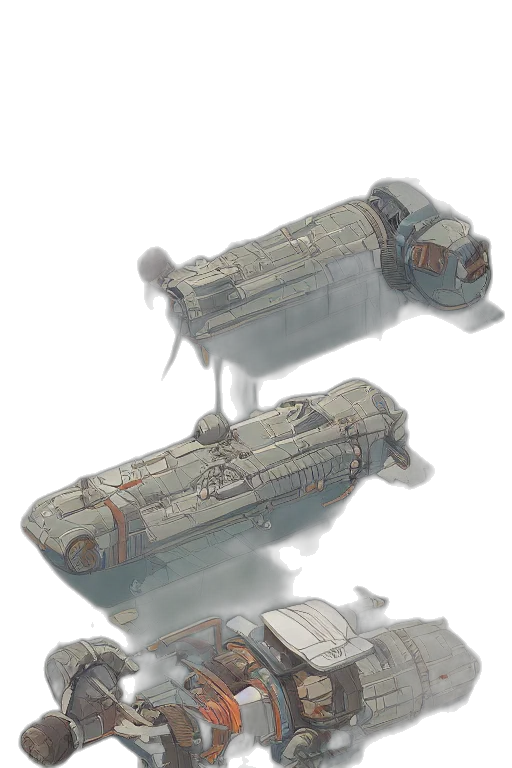 weapon, creature, robot, concept art transparent PNG cut-out