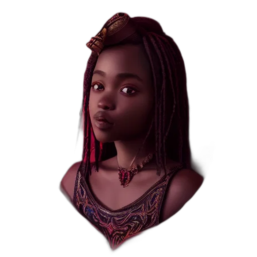 face, crown, jewelry, fantasy art transparent PNG cut-out