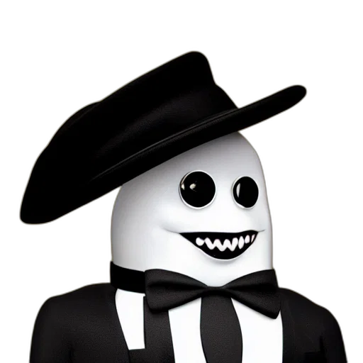 hat, mask, robot, face, 3d render, cartoon, concept art, pixel art transparent PNG cut-out