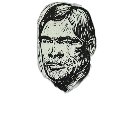face, staff, mask, jacket, pencil sketch, cartoon, photorealistic, comic book art transparent PNG cut-out