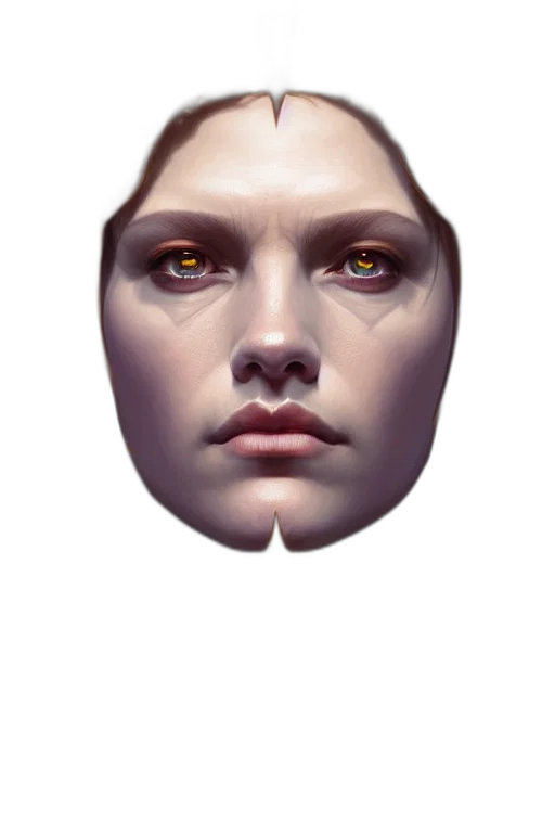 face, mask, robot, crown transparent PNG cut-out