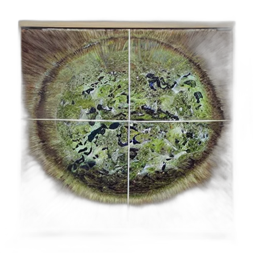 face, hair, weapon, mask, concept art, photorealistic, outer space, green transparent PNG cut-out