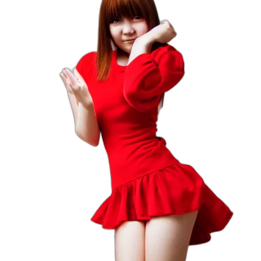 dress, staff, photorealistic, 3d render transparent PNG cut-out