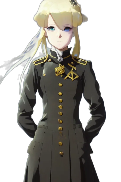 staff, jacket, dress, crown transparent PNG cut-out