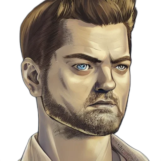 face, staff, comic book art, concept art, cartoon, photorealistic, earth tones, beautiful transparent PNG cut-out